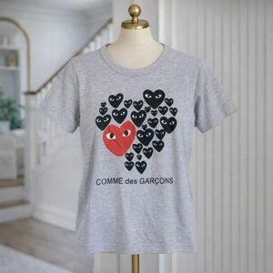 Comme Des Garcons Grey Short Sleeve Shirt Size Small